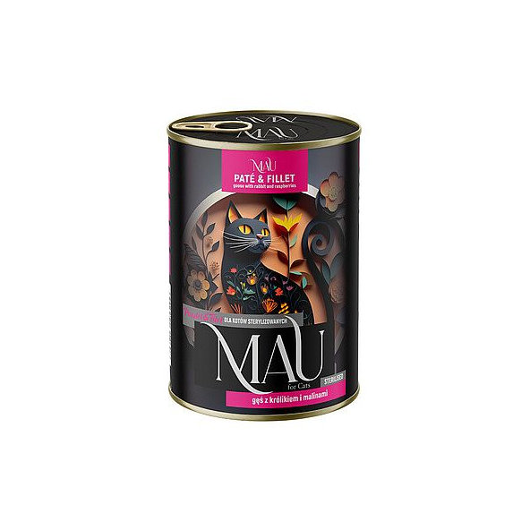 MAU Paté & Filet konzerva s husou, králíkem a malinami 400 g