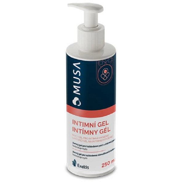 MUSA intimní gel mycí gel pro intimní hygienu 250 ml