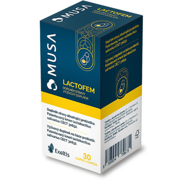 MUSA LACTOFEM probiotikum pro ženy 30 kapslí