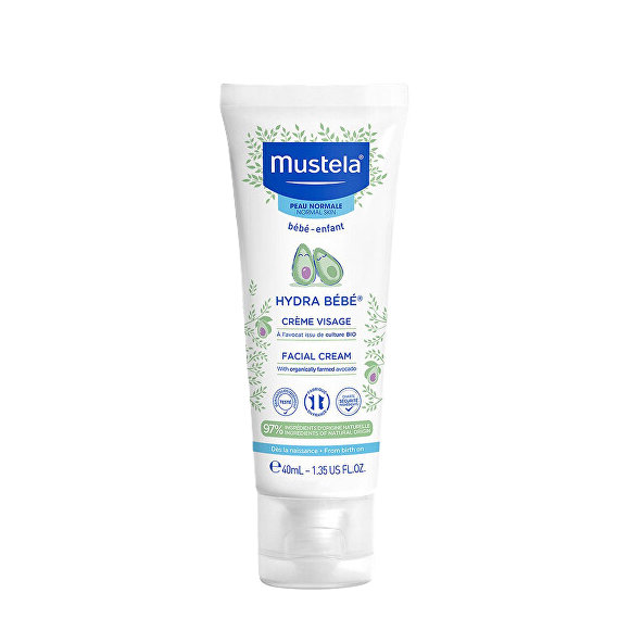 Mustela dětský hydratační krém na obličej 0 m+ 40 ml