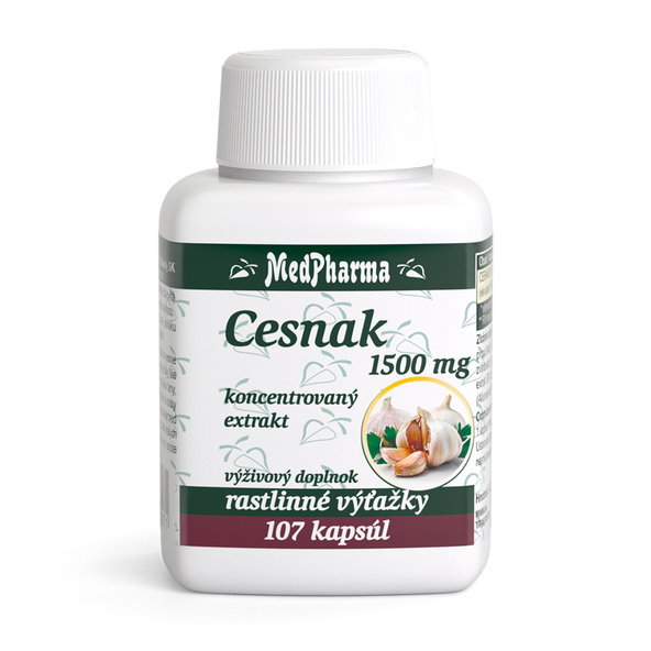 MedPharma Česnek 1500 mg 100+7 kapslí