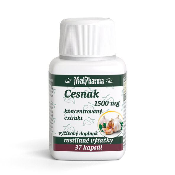 MedPharma Česnek 1500 mg 30+7 kapslí