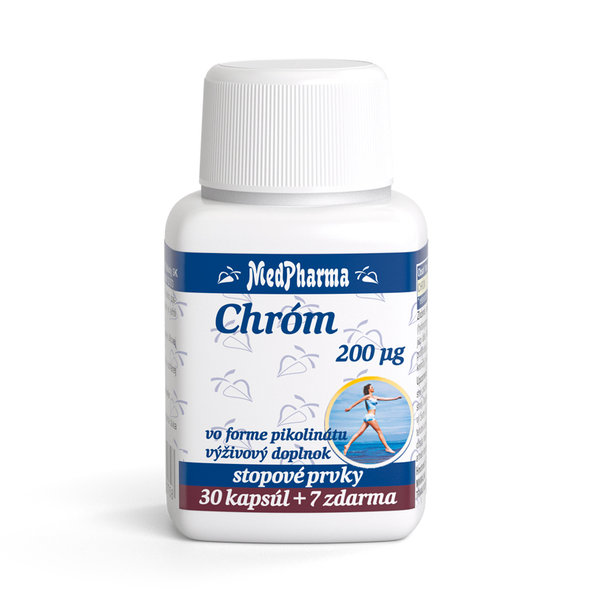 MedPharma Chrom 200 µg 30+7 kapslí