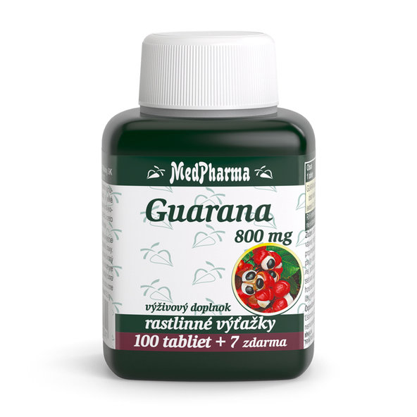 MedPharma Guarana 800 mg 100+7 tablet