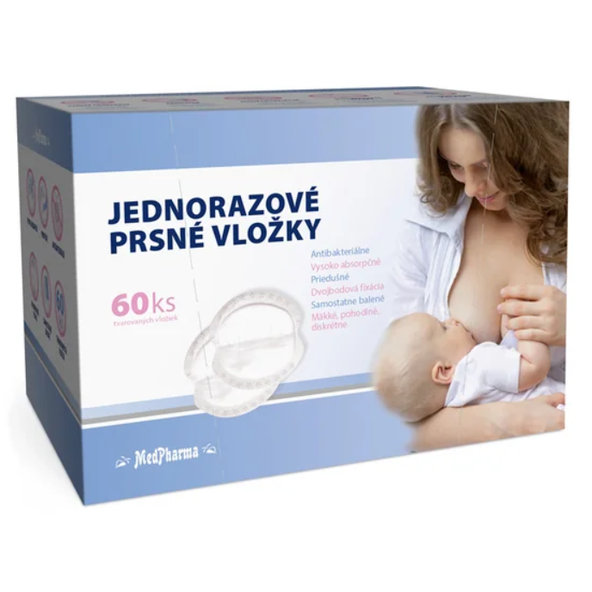 MedPharma jednorázové prsní vložky 60 ks