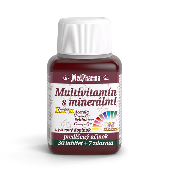 MedPharma Multivitamin s minerály Extra 30+7 tablet