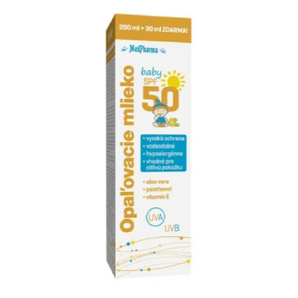 MedPharma Opalovací mléko SPF 30 200+30 ml