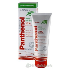 MedPharma Panthenol 10% Sensitive Aloe vera tělové mléko 200+30 ml