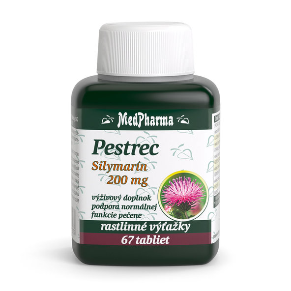 MedPharma Pestrec Silymarin 200 mg 67 tablet
