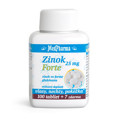 MedPharma Zinek 25 mg Forte 100+7 tablet