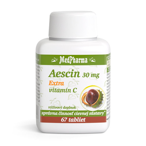 MedPharma Aescin 30 mg Extra + vitamin C 67 tablet