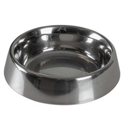 Duvo+ Glossy stříbrná lesklá miska proti mravencům M 700 ml, průměr 19 cm