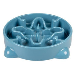 Duvo+ Miska na pomalé jedení modrá M 700 ml 25,5 × 25,5 × 5 cm