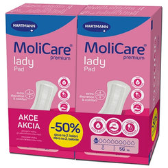 MoliCare Premium Lady Pad 0,5 kapky Duopack 2x28 ks