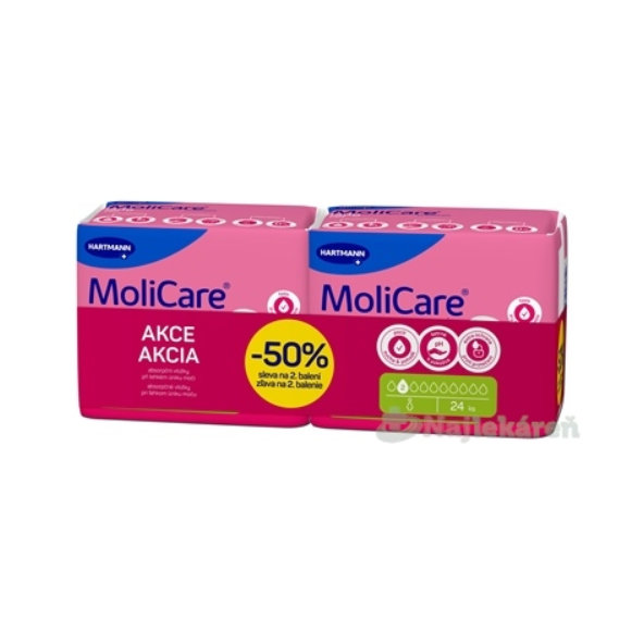MoliCare Premium Lady Pad 2 kapky Duopack 2x12 ks