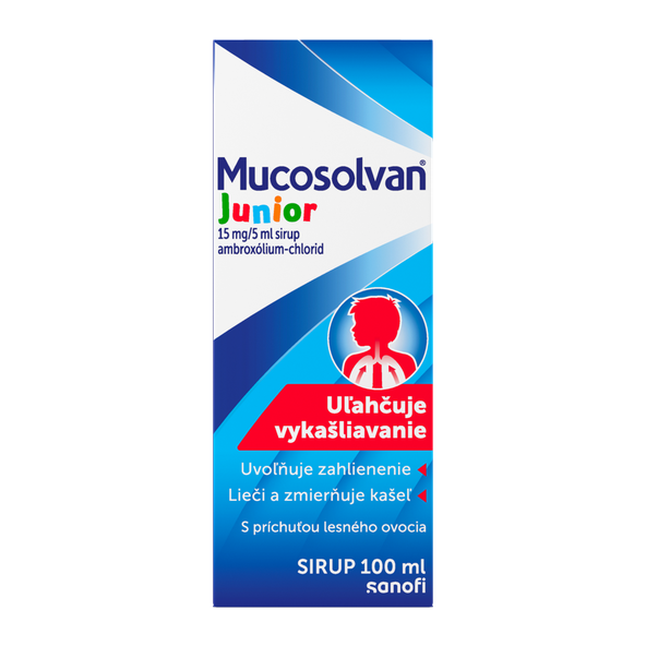 Mucosolvan Junior sirup 15 mg/5 ml 100 ml