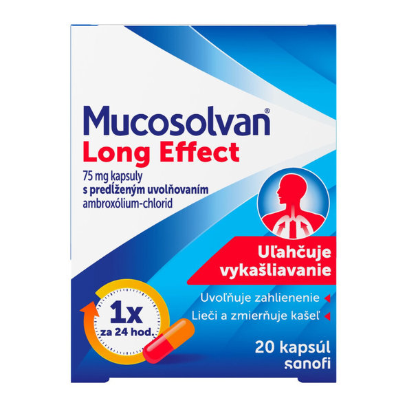 Mucosolvan Long Effect 75 mg 20 kapslí