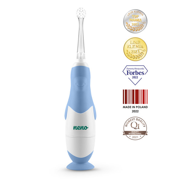 NENO elektrický zubní kartáček Denti Blue 0–3 r