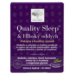 New Nordic Quality Sleep & Hluboký odpočinek 60 tablet