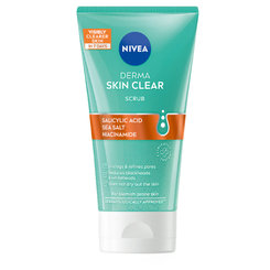NIVEA Derma Skin Clear čisticí pleťový peeling 150 ml