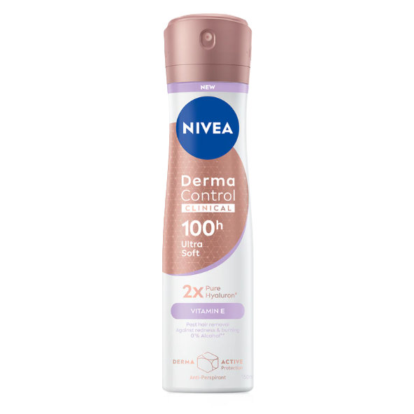 NIVEA Derma Control Clinical Ultra Soft antiperspirant ve spreji 150 ml