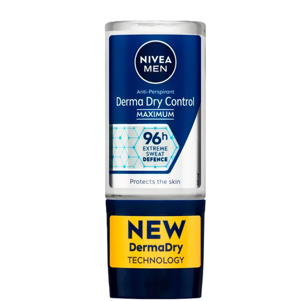 NIVEA MEN Derma Dry Control Maximum roll-on antiperspirant 50 ml