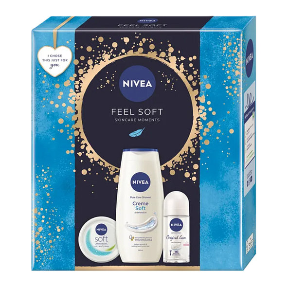 NIVEA Soft Trio kosmetická sada 3 ks