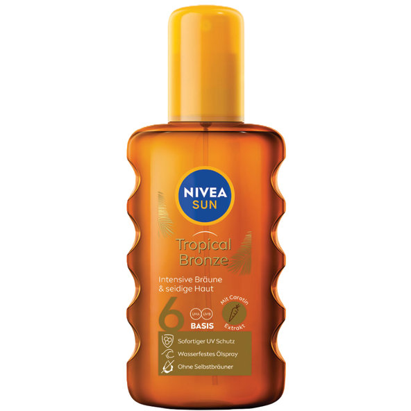 NIVEA Sun Olej na opalování ve spreji s karotenem OF 6 200 ml