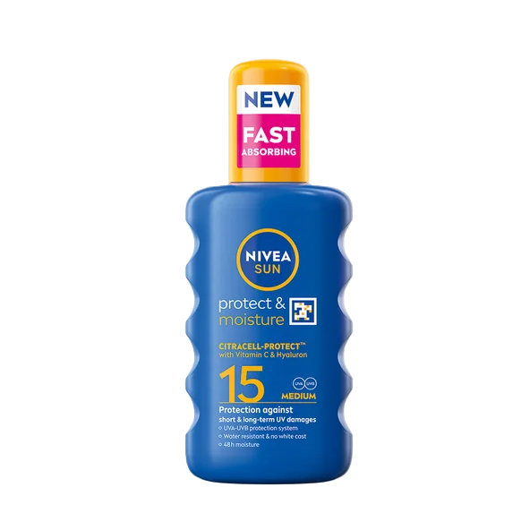 NIVEA Sun Sprej na opalování SPF 15 200 ml