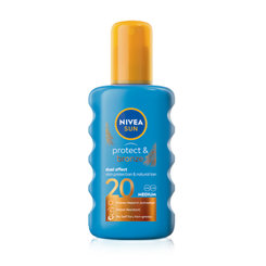 NIVEA SUN Protect & Bronze opalovací sprej SPF 20 200 ml