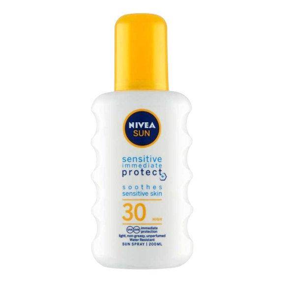 NIVEA SUN Sensitive opalovací sprej SPF 30 200 ml