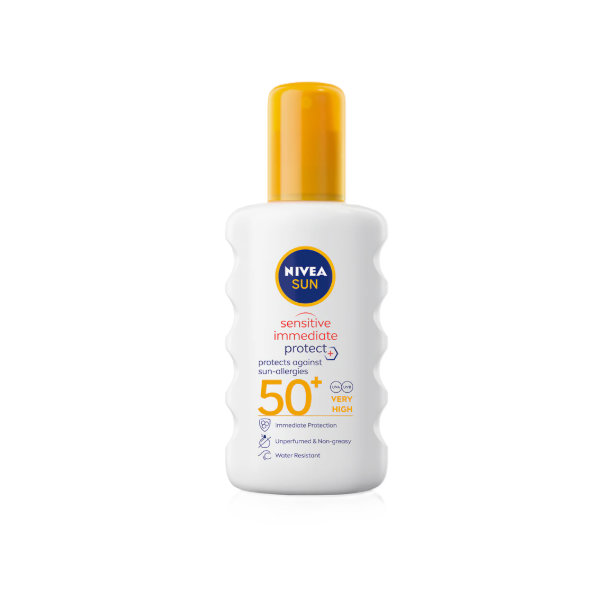 NIVEA SUN Sensitive opalovací sprej SPF 50+ 200 ml