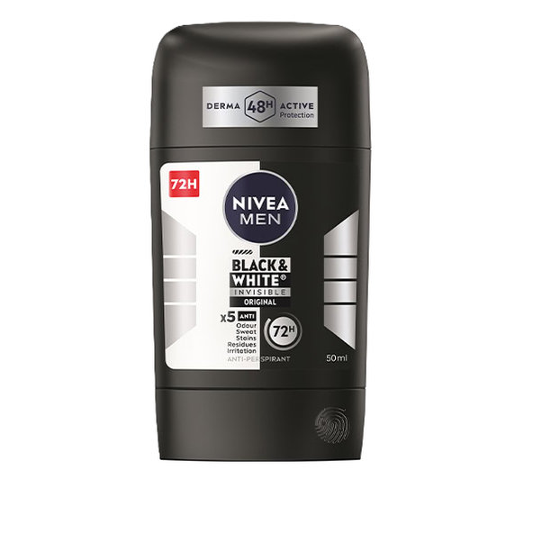 NIVEA MEN Black & White Invisible Original antiperspirant stick 50 ml