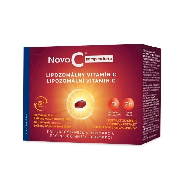 Novo C Komplex Forte lipozomální vitamín C 60 kapslí