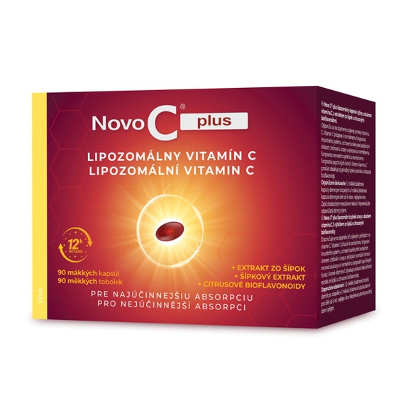 Novo C Plus lipozomální vitamín C 90 kapslí