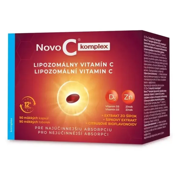 Novo C Komplex lipozomální vitamín C 90 kapslí