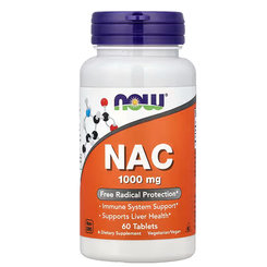 Now Foods NAC 1000 mg 60 tablet