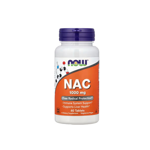Now Foods NAC 1000 mg 60 tablet