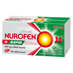 NUROFEN Rapid 400 mg proti bolesti a horečce 30 kapslí
