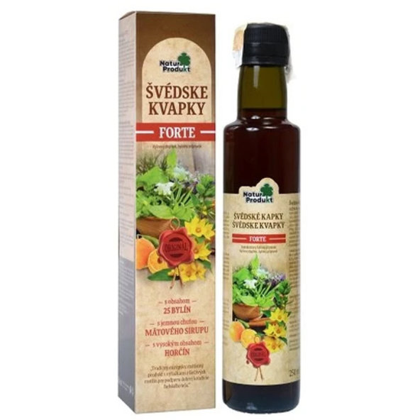 NaturProdukt ŠVÉDSKÉ KAPKY Forte 250 ml