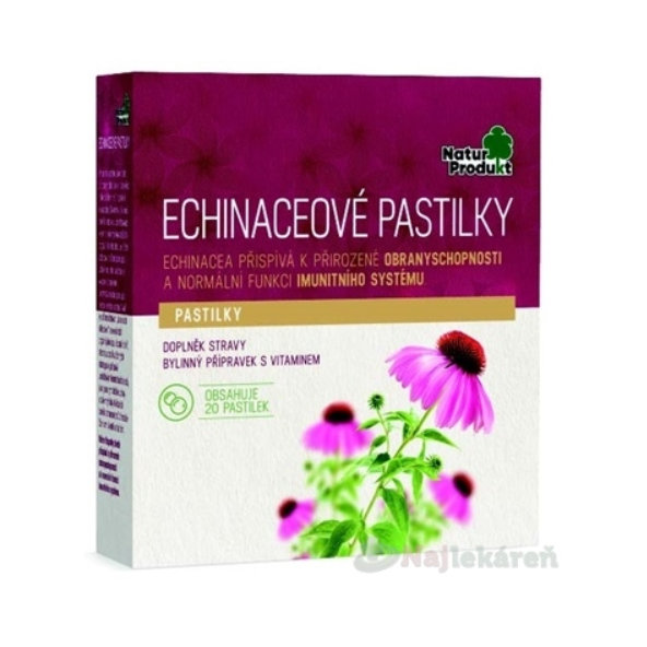 NaturProdukt ECHINACEOVÉ PASTILKY 20 ks