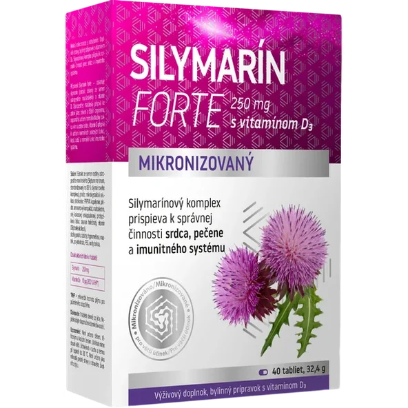 NaturProdukt Silymarin forte játra a imunitní systém 40 tablet