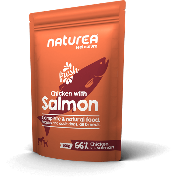Naturea kapsička pro psy kuřecí s lososem 300 g
