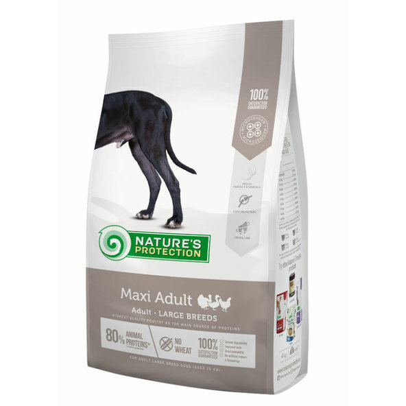 Natures Protection Maxi pro psy adult drůbeží 4 kg