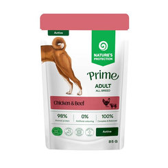 Natures Protection Prime kapsička pro psy adult kuře a hovězí 85 g