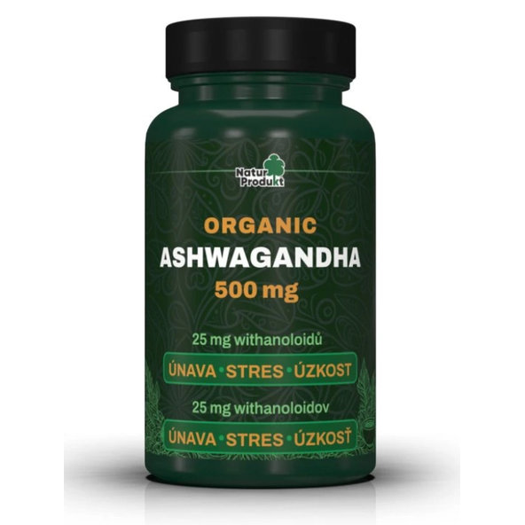 Naturprodukt Ashwagandha 500 mg 60 kapslí