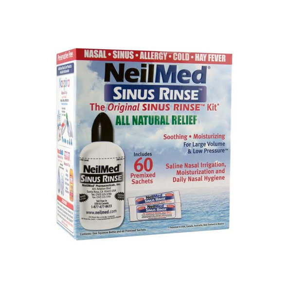 NeilMed SINUS RINSE izotonický set na výplach nosu 60 sáčků