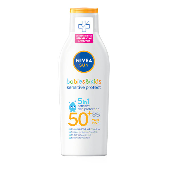 NIVEA SUN dětské opalovací mléko SPF 50+ 200 ml