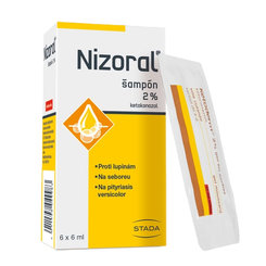 Nizoral 2% šampon 6 x 6 ml