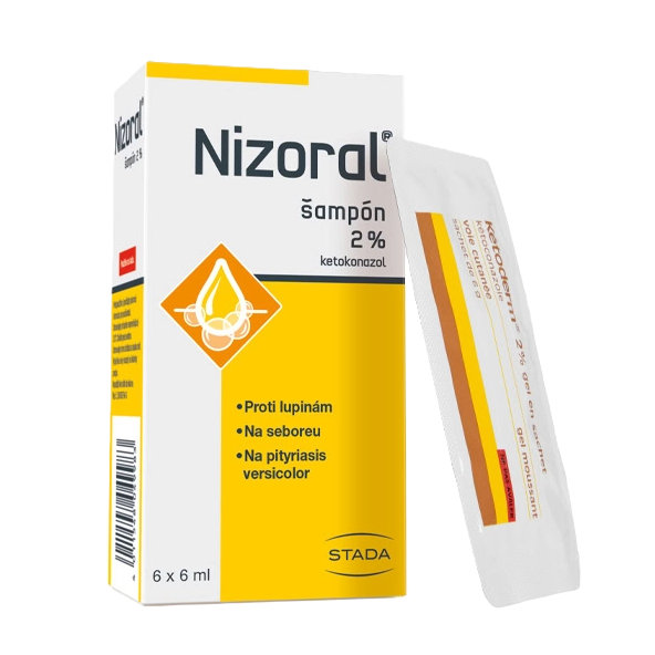 Nizoral 2% šampon 6 x 6 ml